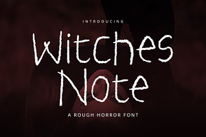 Witches Note - Display Font, a Script Font by Alpaprana