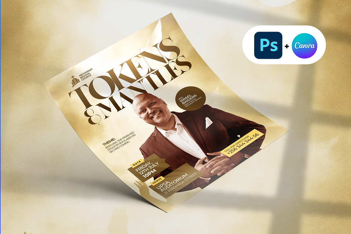Maximal Portrait Church Event Flyer, a Social Media Template by Vintage Impressions (Photo 2 of 6)