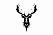 Majestic Deer Silhouette Bundle, an Illustration by jahid234 (Thumbnail 6 of 7)