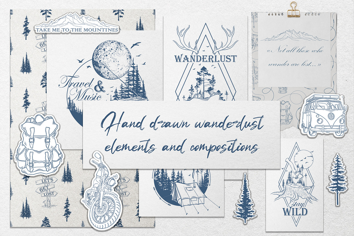 Back on the Road. WANDERLUST set, an Object Illustration by Evgenia Pichkur (Photo 3 of 13)