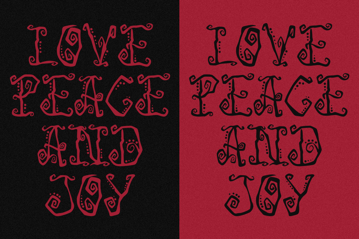 GF Magjike - Swirly Display Font, a Handwritten Font by GroovyFontCo (Photo 5 of 7)