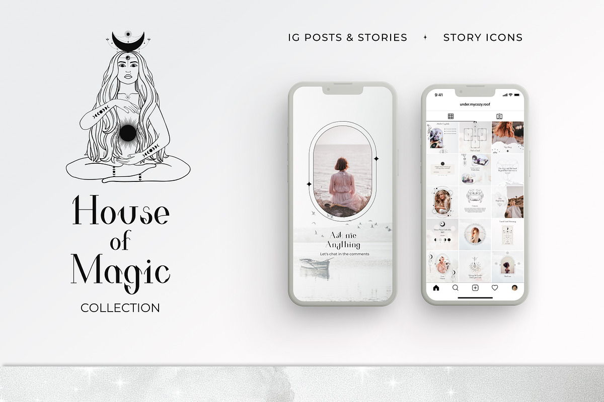 White Spiritual Instagram Stories, a Social Media Template by Under My Cozy Roof (Photo 9 of 9)