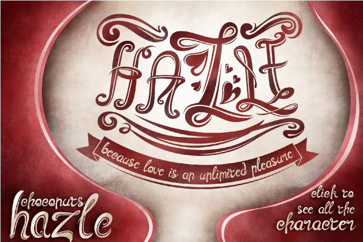 Choconuts Typeface preview 3