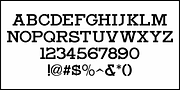 Trade Paper JNL, a Slab Serif Font by Jeff Levine Fonts (Thumbnail 3 of 5)