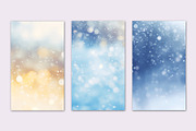 BLURRED BACKGROUND WITH SNOWFALL, a Background Graphic by Sophico (Thumbnail 3 of 5)