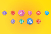 Media - Audio, Video & Photo Icons, a Solid Icon by FlatLineIcons (Thumbnail 7 of 7)