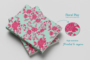 Floral Play Prints & Patterns, a Pattern Graphic by GND ART STUDIO (Thumbnail 6 of 8)