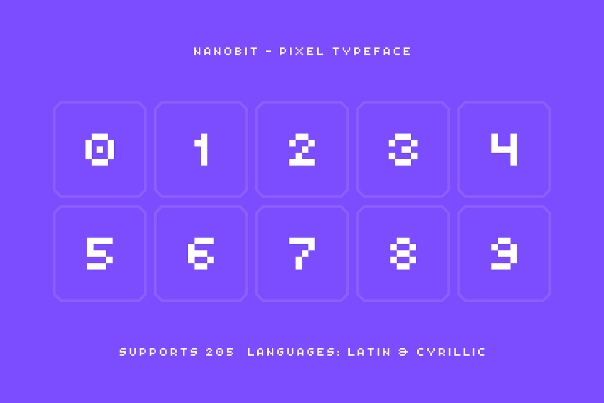 Nanobit - Pixel Typeface, a Sans Serif Font by alpercakici (Photo 8 of 15)