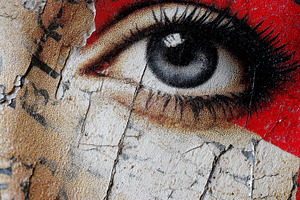 Close up on weathered street art, an Arts & Entertainment Photo by MistyDay