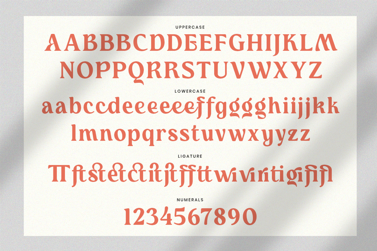 Mufteya - Retro Serif Font, a Serif Font by Zarma Type (Photo 6 of 14)