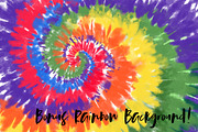 8 Neon Tie-Dye Spirals Backgrounds, a Pattern Graphic by The Gypsy Goddess (Thumbnail 8 of 8)