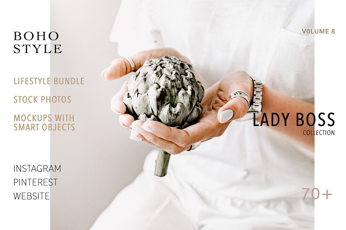 LADY BOSS. MEGA BUNDLE!, a Social Media Template by OntheMoon (Photo 9 of 16)