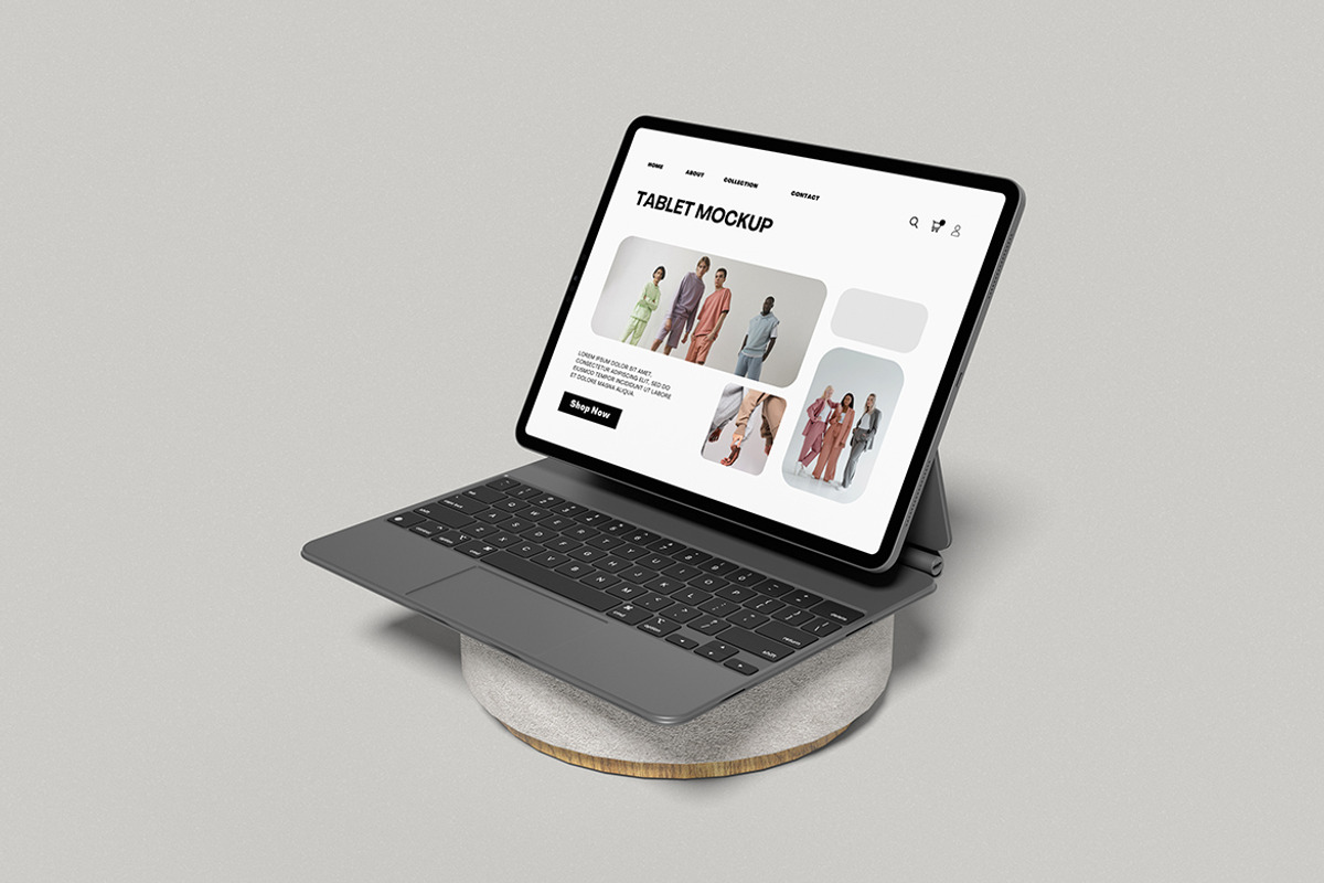 Tablet Mockup, an iPad Mockup by swsi-studio (Photo 4 of 5)
