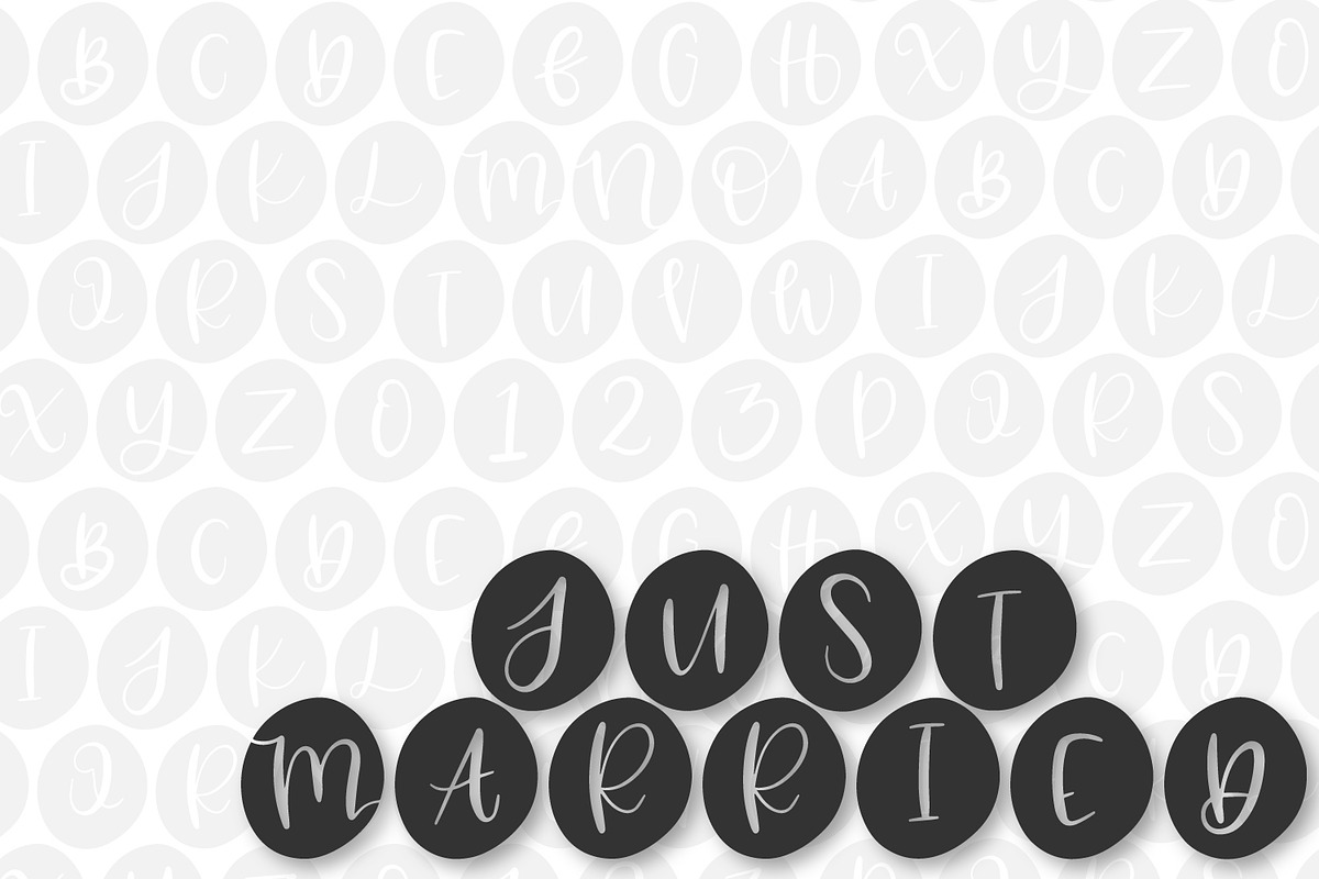Chapel - A Circle Hand Lettered Font preview 2