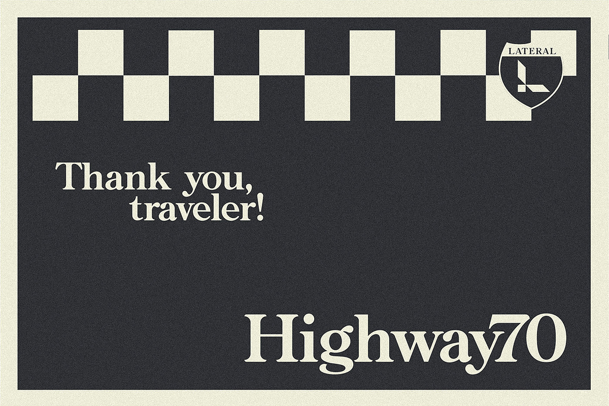 Highway 70 - Retro Serif, a Serif Font by Lateral Design (Photo 15 of 15)