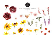 Watercolor flower - Halloween Fall, an Illustration by Beigetime (Thumbnail 8 of 12)