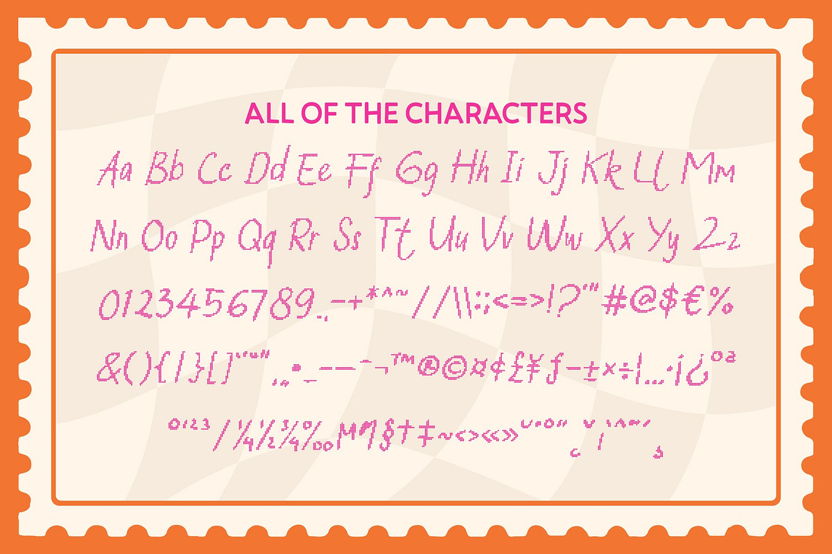 CS Stacy Disco, a Handwritten Font by Craft Supply Co. (Photo 8 of 8)