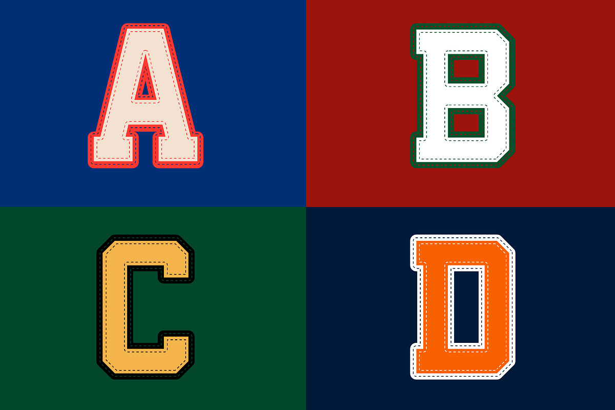 JOCK – The Classic Letterman Font, a Slab Serif Font by Loudoun Design Co. (Photo 6 of 8)