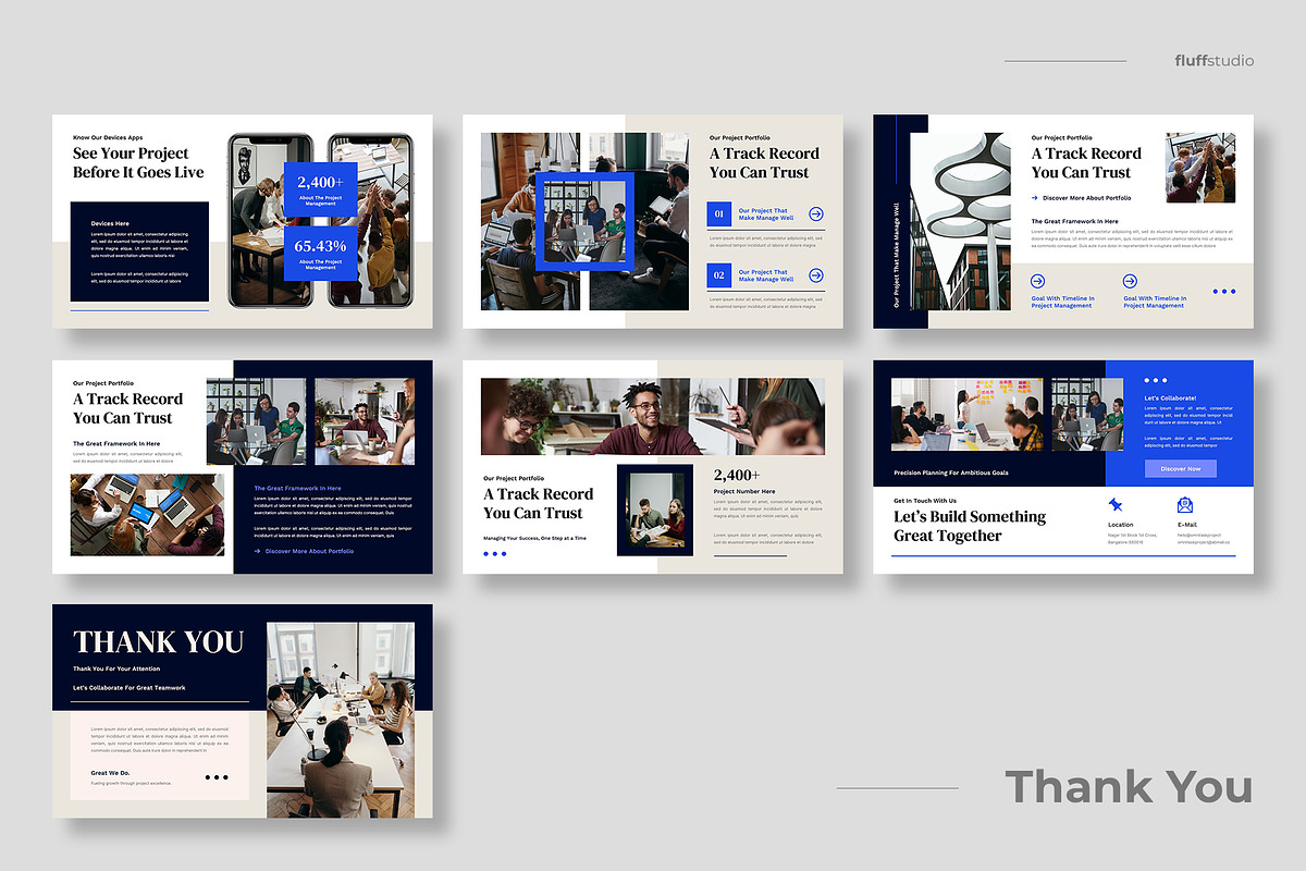 Project Management Powerpoint, a Presentation Template by fluffstudio (Photo 4 of 4)