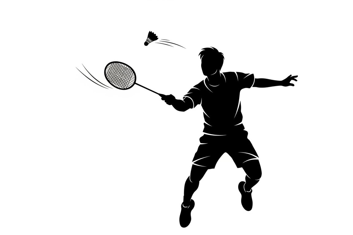 Badminton Smash Silhouettes, an Illustration by Amazin_art (Photo 31 of 31)