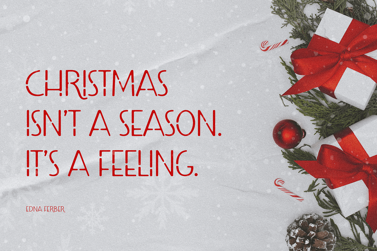 Christmas Cove, a Sans Serif Font by FactoryType Studio (Photo 3 of 11)