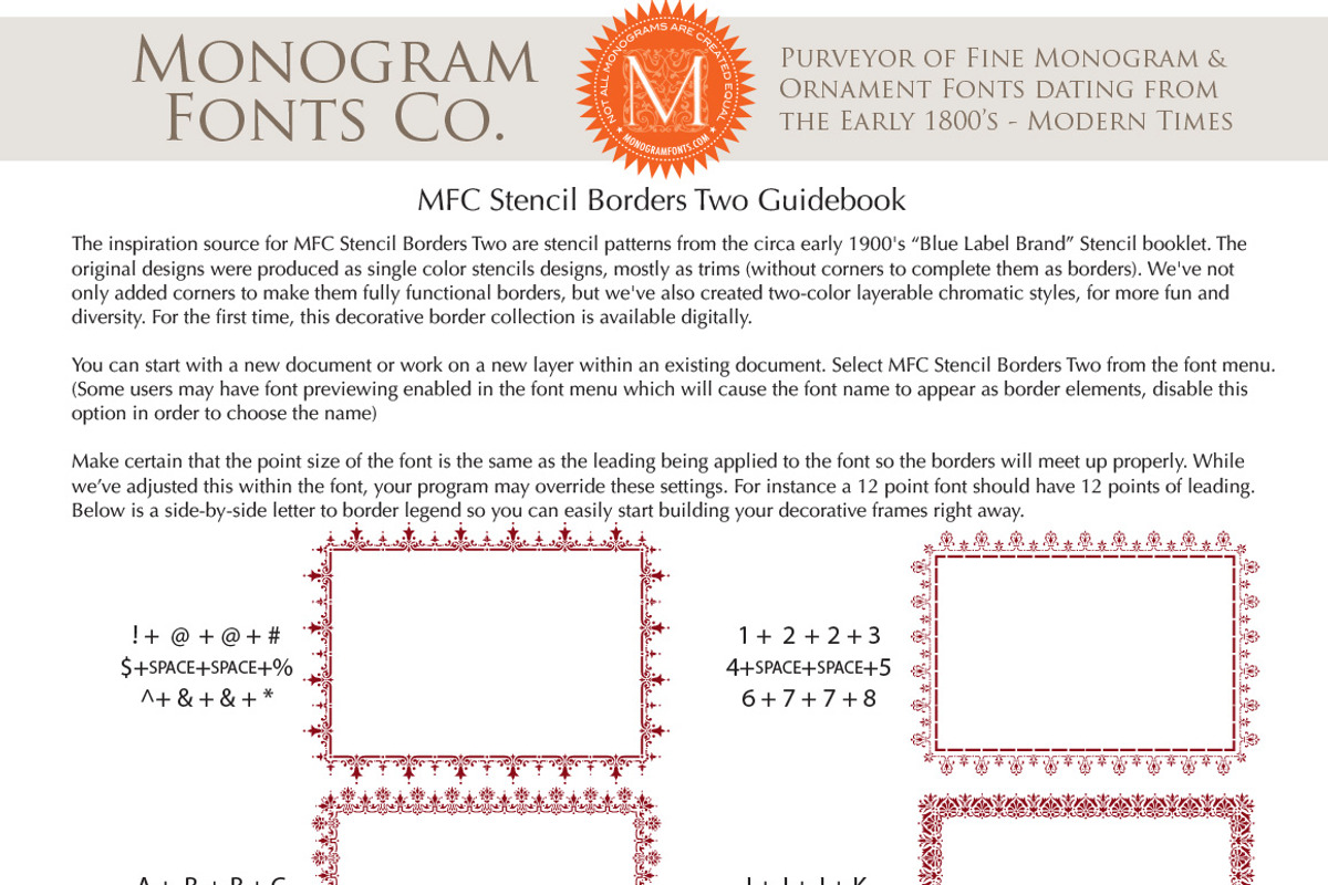 MFC Stencil Borders Two preview 6