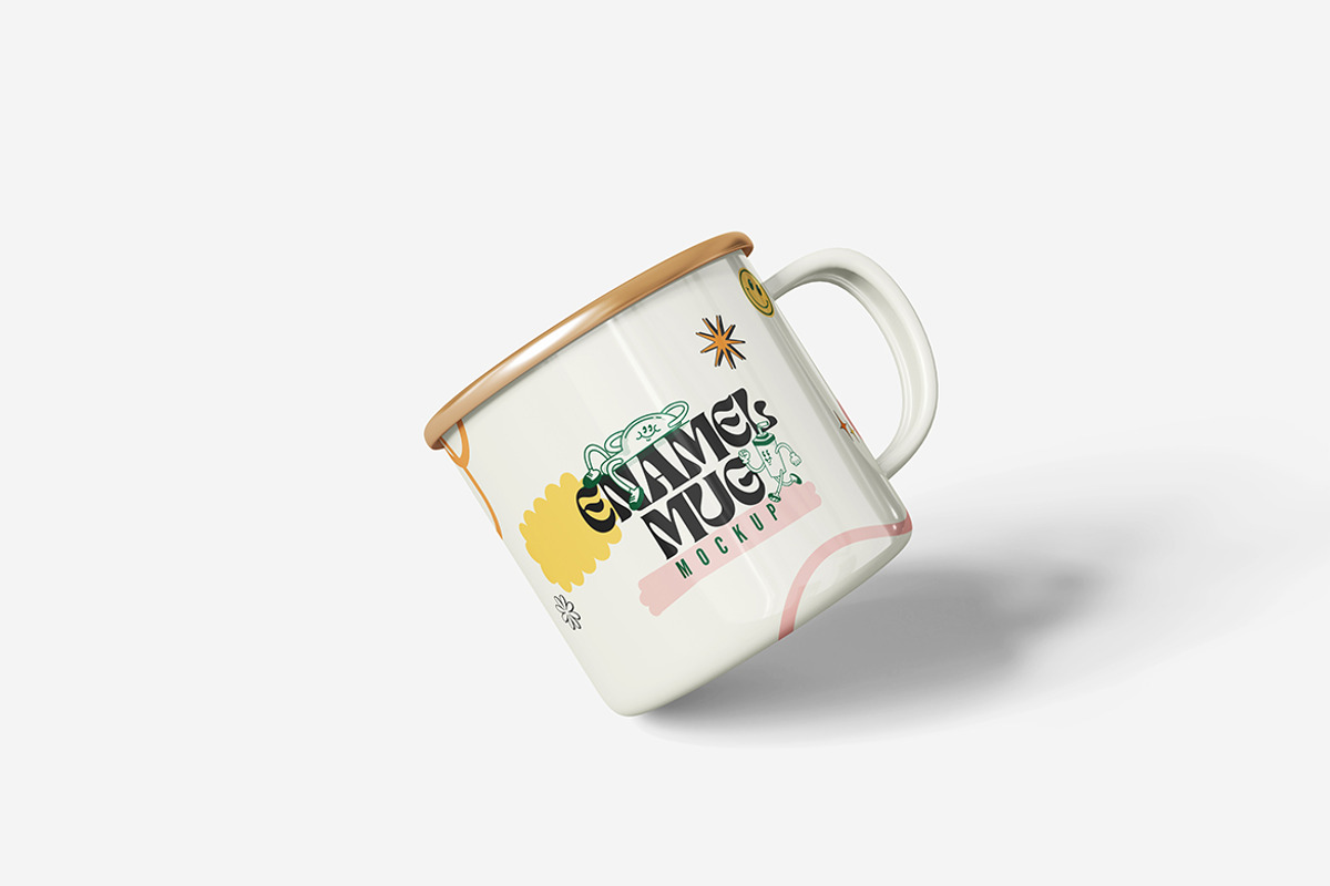 Enamel Mug Mockup, a Product Mockup by MrLetters (Photo 5 of 5)