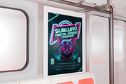 Subway Digital Screen Mockup, an Advertising Mockup by HanaSaka_Studio (Thumbnail 4 of 5)