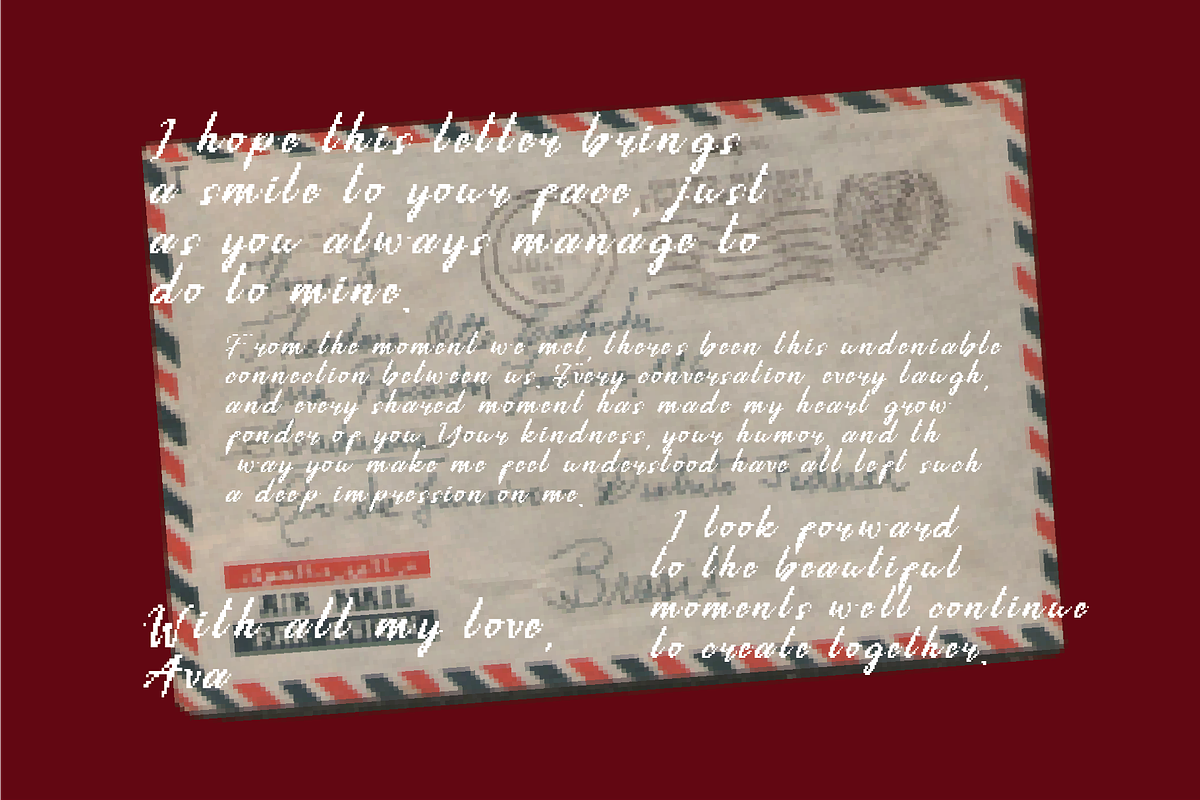 Vostriya | A Embroidery Script Font, a Handwritten Font by Berdansabersama (Photo 5 of 9)