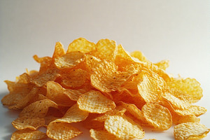 Patotoes chips stock image, a Food & Drink Photo by ComfortQ