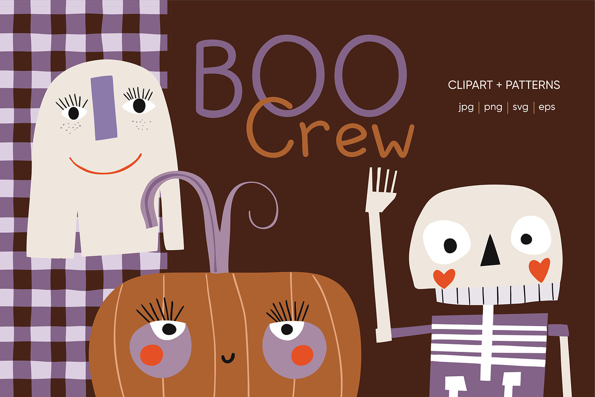 Boo Crew Halloween collection, an Illustration by SurfaceStories (Photo 1 of 9)