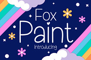 Fox Paint Font, a Slab Serif Font by Fox7 By Rattana (Thumbnail 1 of 8)