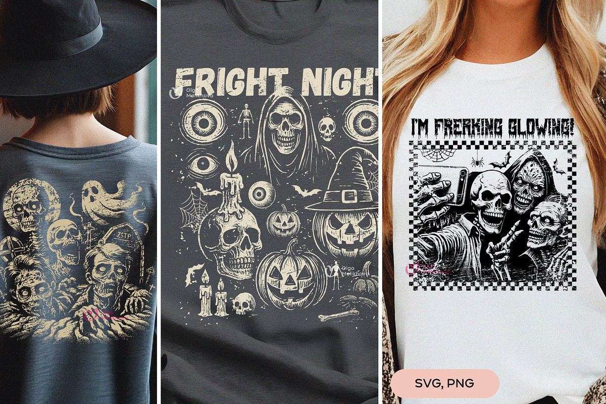MEGA Halloween Sublimation Bundle, a Graphic by ollalya (Photo 3 of 7)