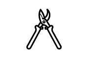 50 Professional Garden Shears Vector, an Illustration by hafijul (Thumbnail 42 of 51)