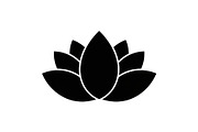 Lotus Flower Silhouette Vector Bundl, an Illustration by Creativeshirt (Thumbnail 40 of 51)