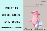 Whimsical Pink Summer Poolside Clipa, an Illustration by SVGArt (Thumbnail 4 of 9)