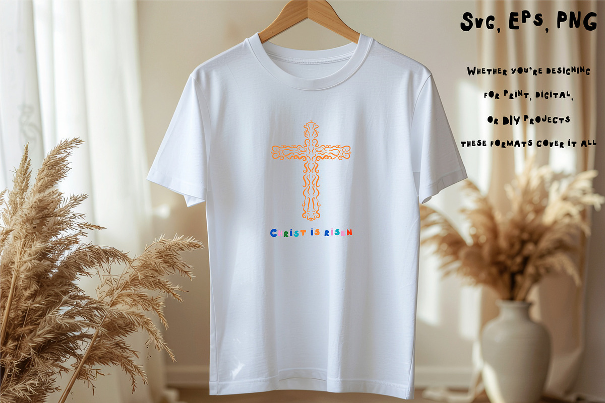 Glorious Easter Clipart Divine Cross, a Decorative Illustration by Anada Arty (Photo 5 of 6)