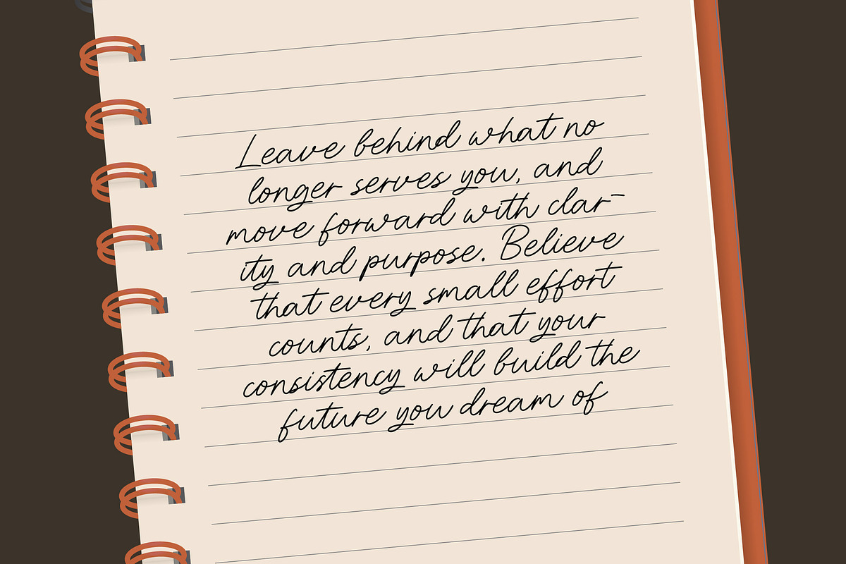 Outside Boston, a Script Font by Rahagita Studio (Photo 6 of 12)