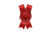 Wax Seal. Vector Set., an Object Graphic by Gomolach (Thumbnail 4 of 11)