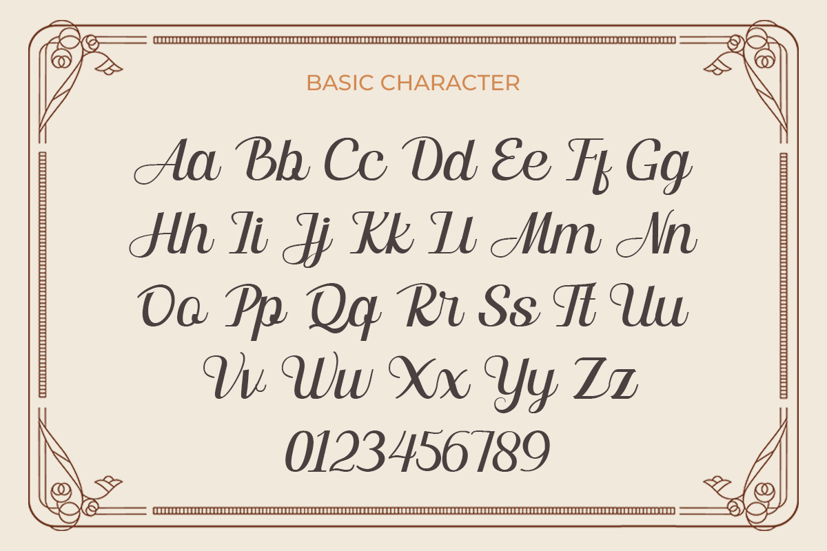 SS Changer - Script Typeface, a Script Font by syabab studio (Photo 6 of 6)