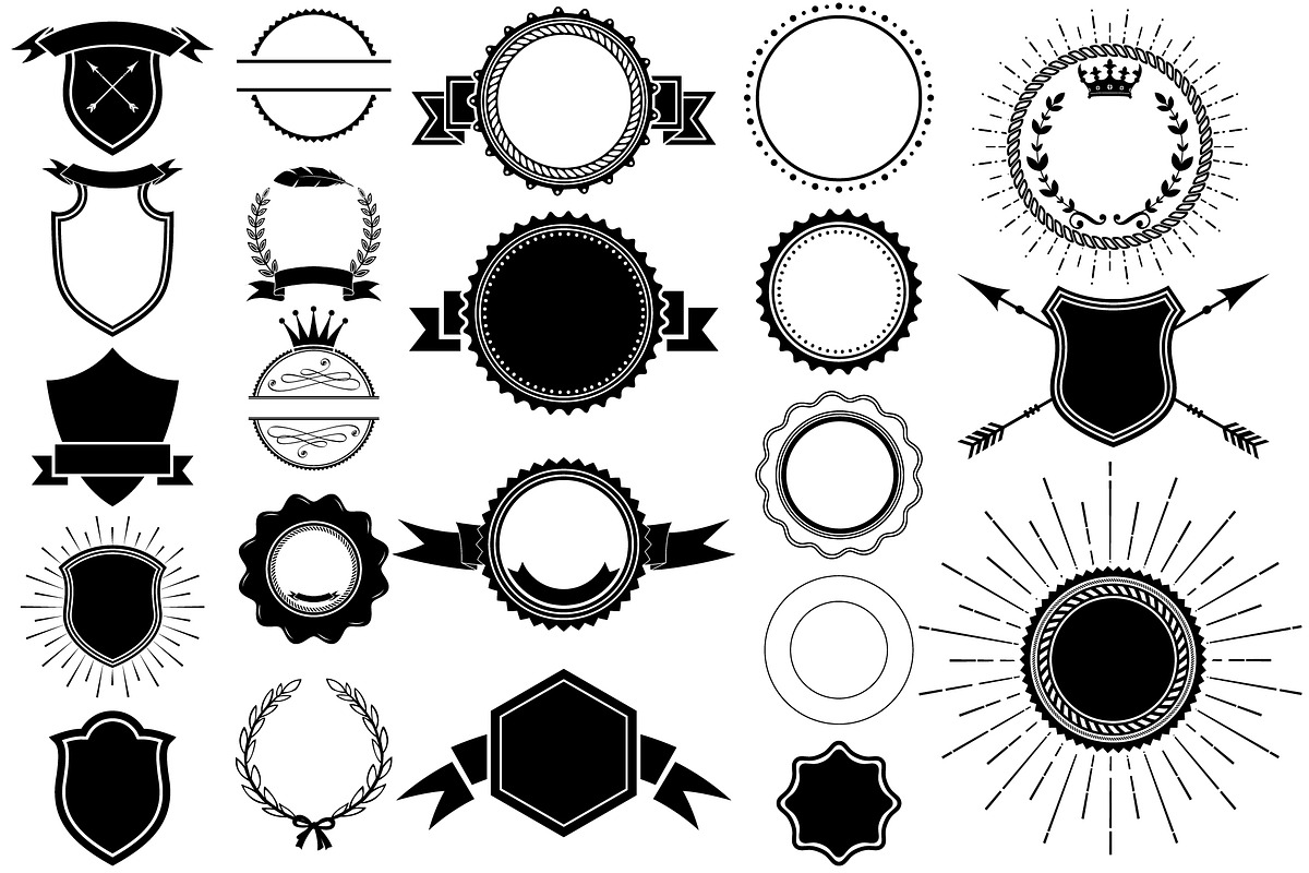 Big retro design kit preview 5