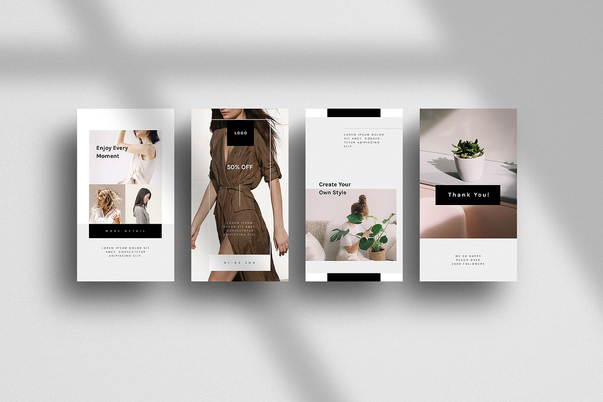 MINIM Instagram Stories Pack, a Social Media Template by Visula Co (Photo 7 of 8)