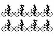 Woman Cyclists on Road Bikes, an Illustration by Amazin_art (Thumbnail 3 of 9)
