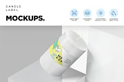 Candle Mockup, a Product Mockup by megostudi0 (Thumbnail 4 of 7)