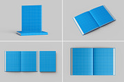 US Letter Book Mockup - 8 views, a Books & Magazine Mockup by Illusiongraphic (Thumbnail 14 of 22)