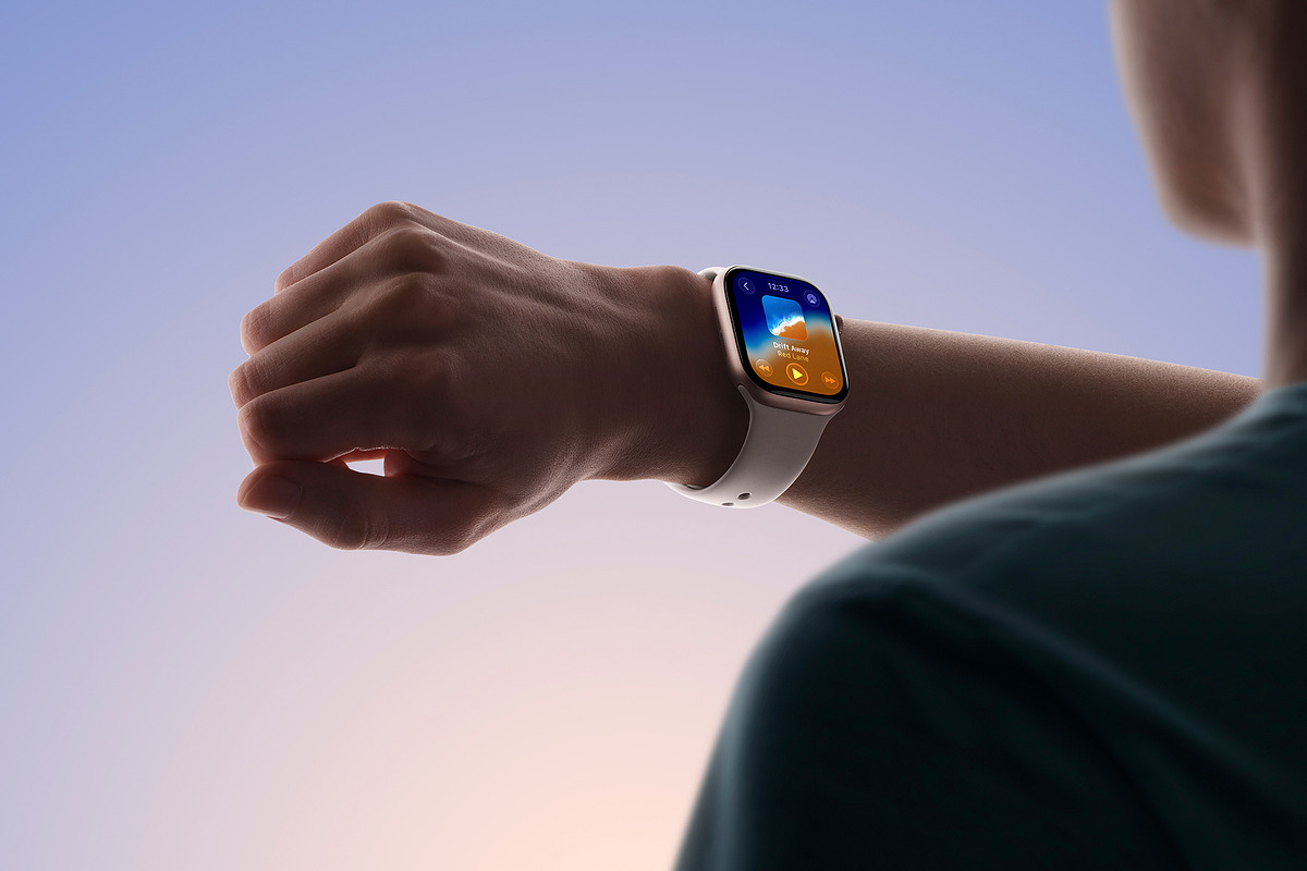 24 Watch Series 11 in Hand Mockups, a Wearable Device Mockup by Asylab (Photo 64 of 107)
