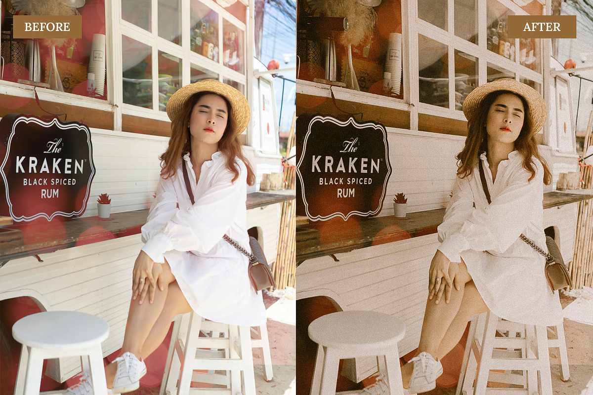 Vintage Brown Lightroom Presets, an Action Add-On by Eden Origin Studio (Photo 2 of 10)