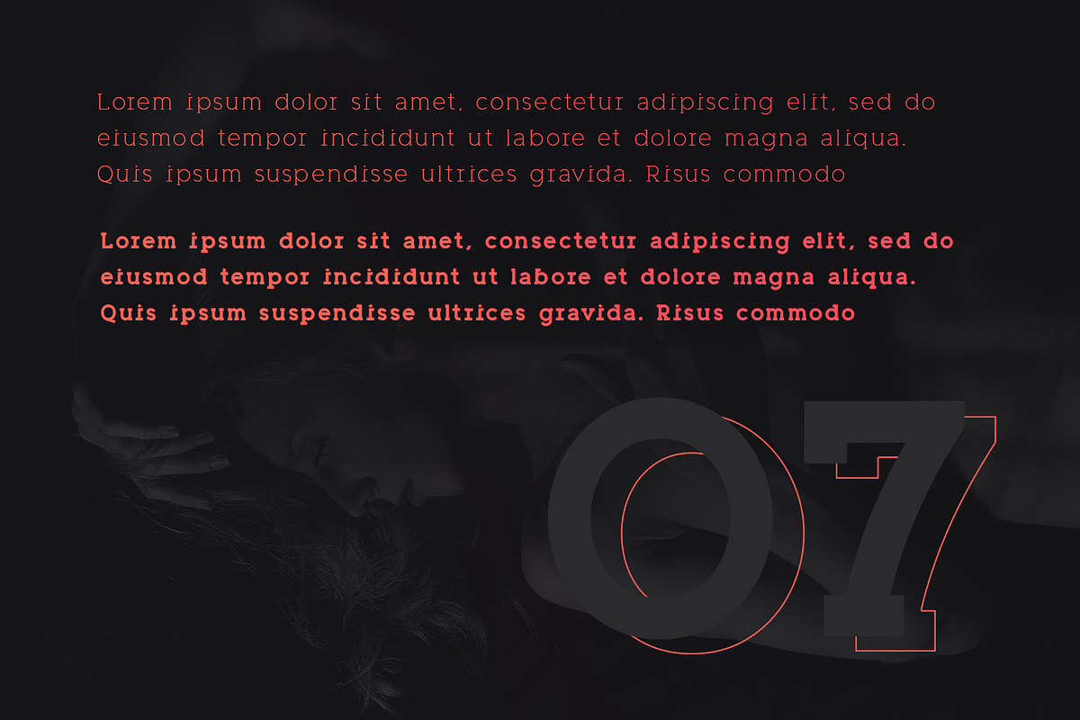 Enwicken Slab-Serif Typeface, a Slab Serif Font by Foxtype (Photo 4 of 10)