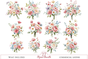 Vintage English Garden Clipart, an Illustration by MockupWizard (Thumbnail 2 of 5)
