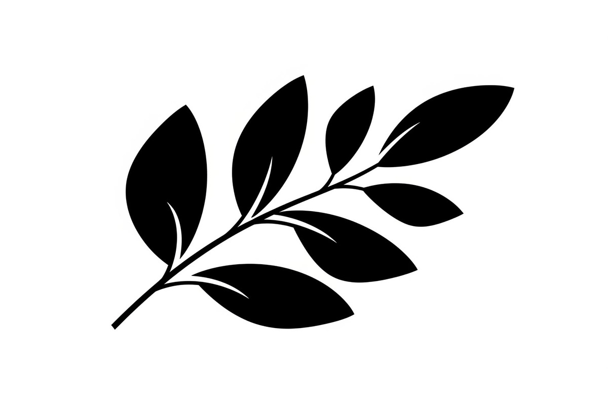 Botanical Leaf Silhouette Bundle, an Illustration by Creativeshirt (Photo 8 of 51)